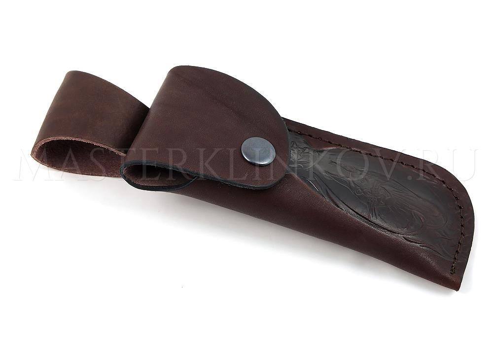 Нож складной из порошковой стали Elmax - Белка1, рукоять - карельская береза