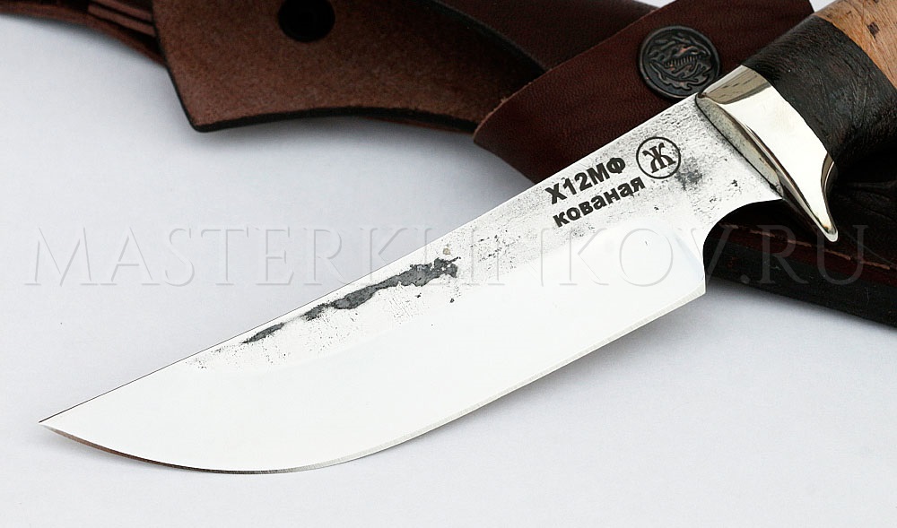 Нож из стали Х12МФ Шкуросъемный