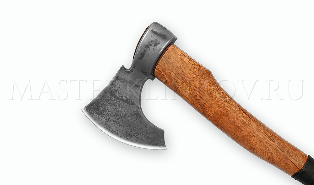 Кованый топор №08, углерод + ХВГ