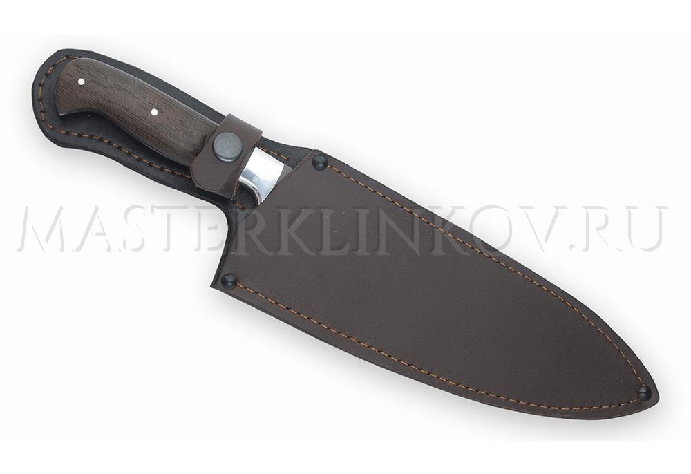 Нож кухонный из булатной стали Шеф-повар №1, 200 мм, венге