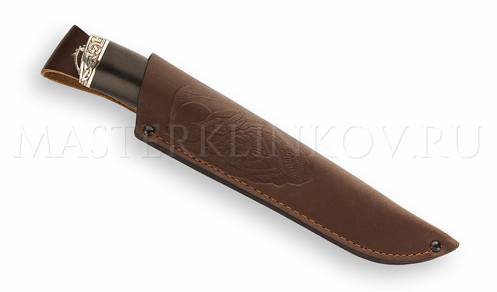 Нож из стали M390 Беркут, рукоять - черный граб, литье