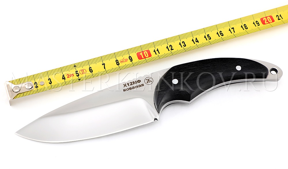 Нож Скинер из стали Х12МФ, граб, цельнометаллический