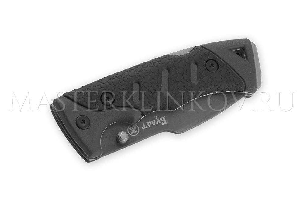 Нож складной из булатной стали Носорог, рукоять - латекс