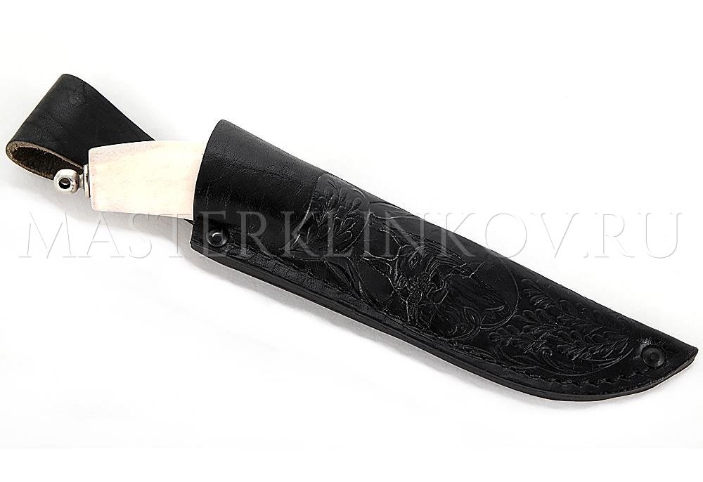 Нож из стали D2 Кедр, рукоять - рог лося