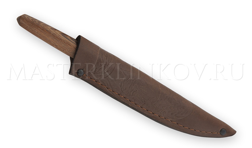 Нож из дамасской стали Лань