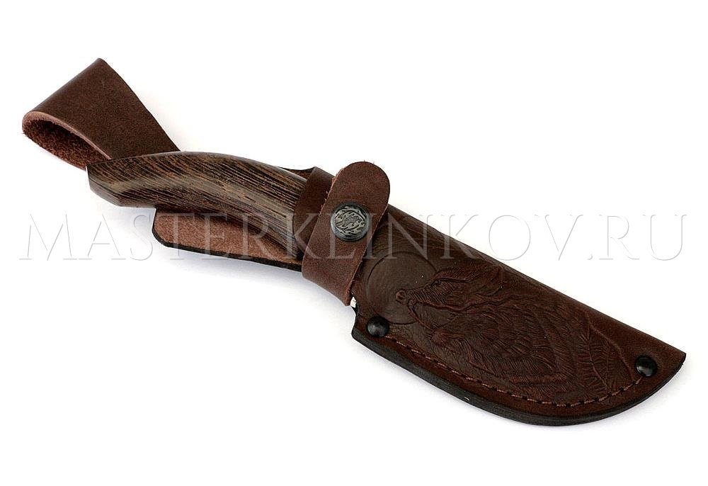 Нож из стали Р12М быстрорез Ежик, рукоять - венге