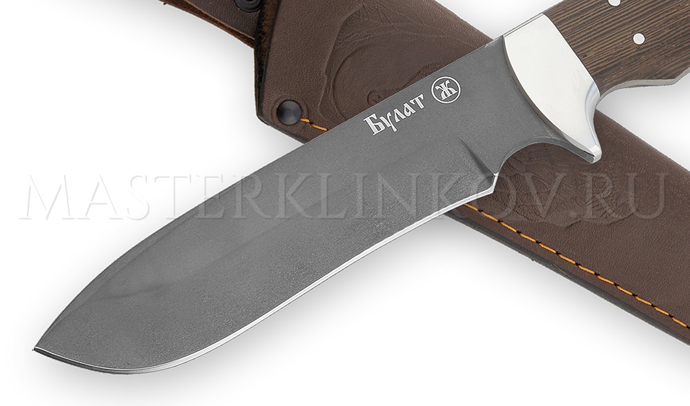 Нож из булатной стали Дракон, цельнометаллический