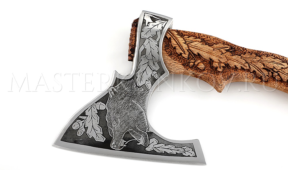 Кованый топор Листопад, сталь 9ХС