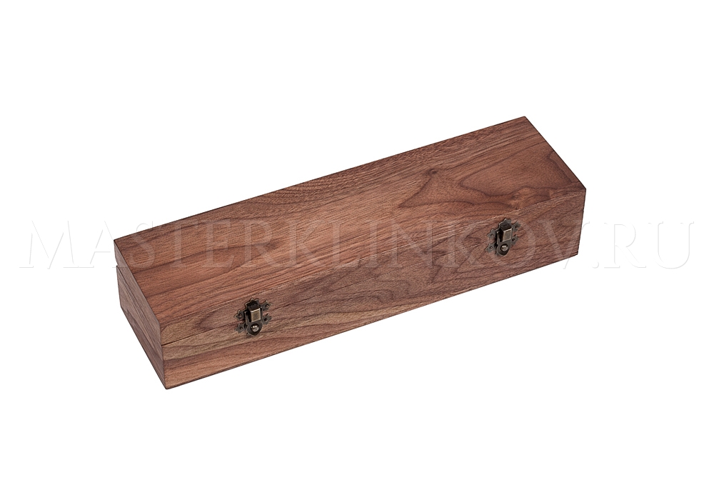 Шкатулка для ножа из ореха