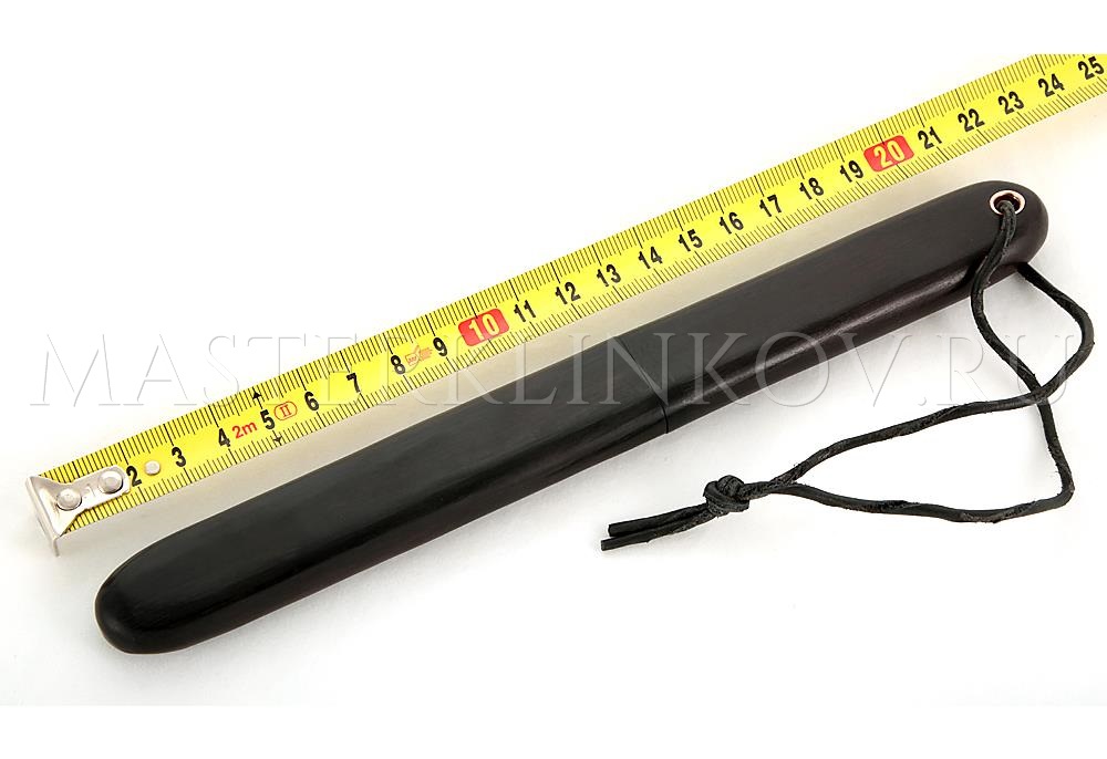 Нож из дамасской стали Брелок-1, рукоять и ножны - черный граб