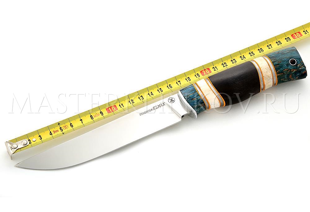 Нож из порошковой стали Elmax Осетр, комбинированная рукоять
