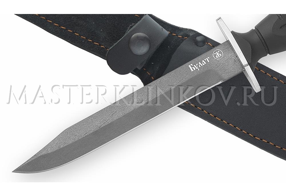 Нож Разведчика из булатной стали НР, граб, резьба, литье