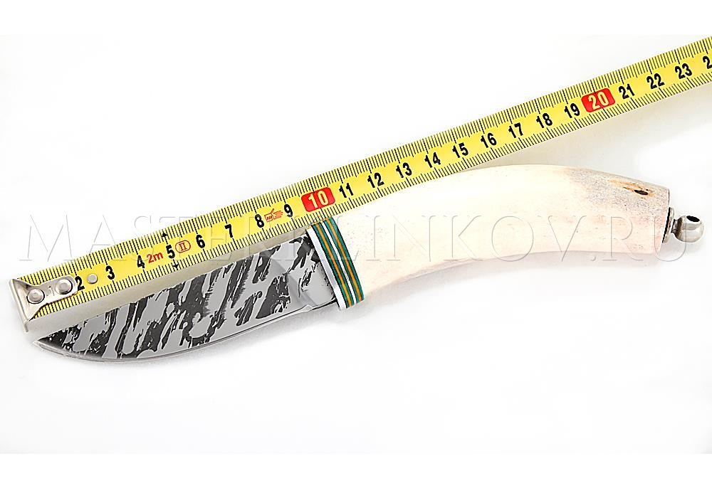 Нож из стали D2 Кедр, рукоять - рог лося