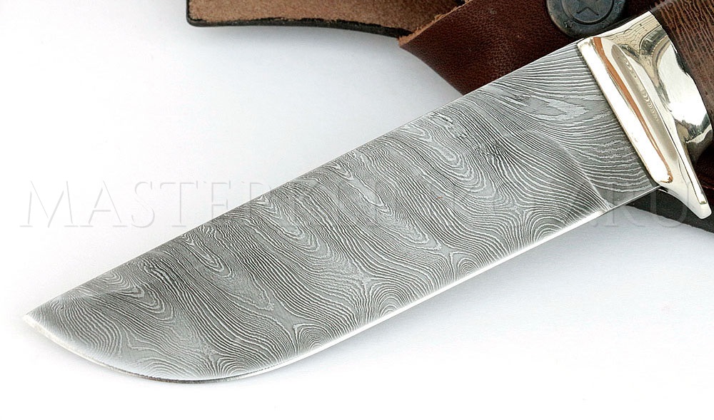 Нож из дамасской стали Пушной-2