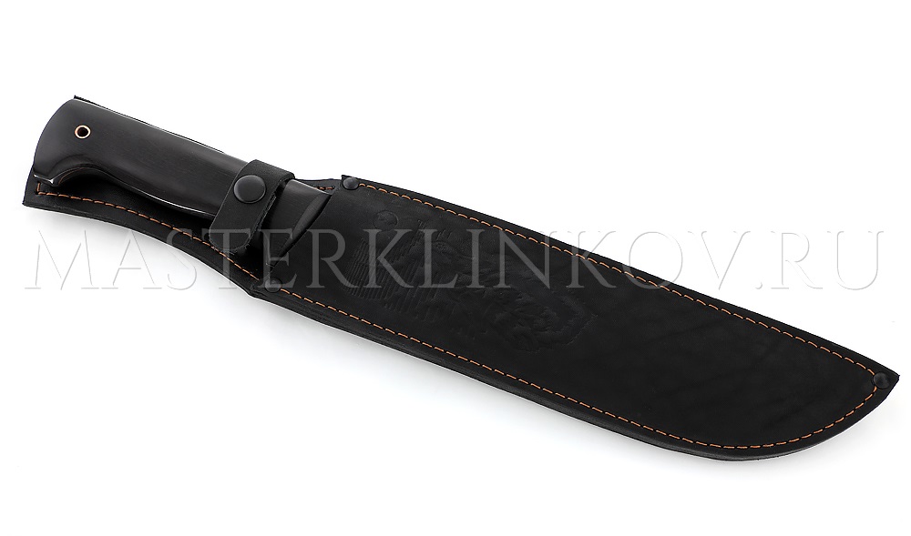 Мачете из стали 9ХФ, цельнометаллическое, малое, рукоять - граб