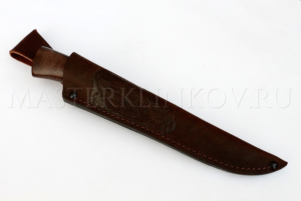 Нож из дамасской стали Осетр