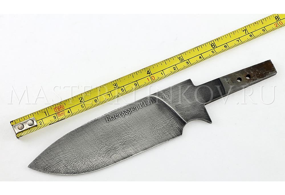 Клинок из стали Р12М быстрорез Бобр