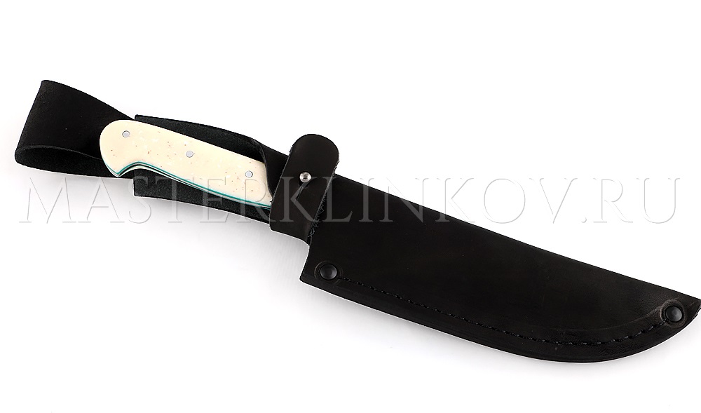 Нож кухонный из булатной стали Шеф-повар №2, клинок 160мм, рукоять - акрил