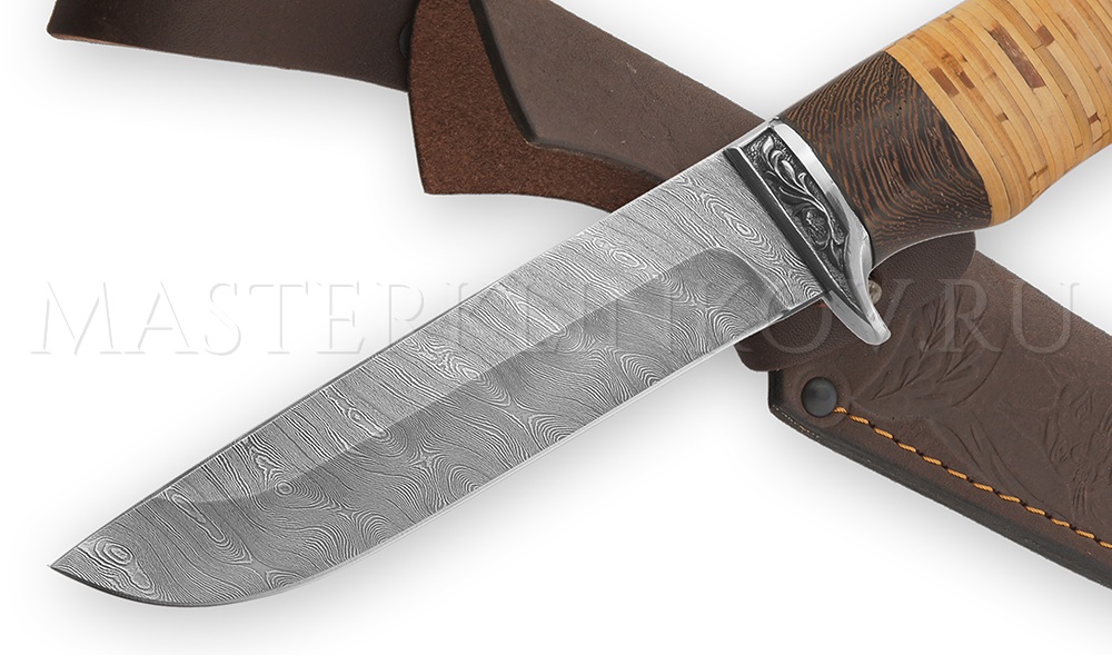 Нож из дамасской стали Глухарь