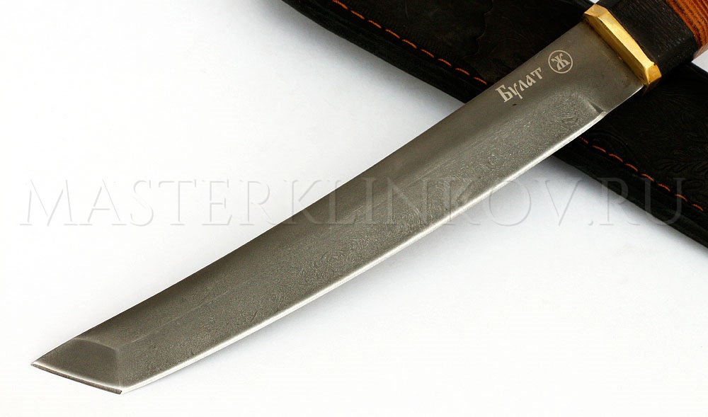 Нож из булатной стали Танто