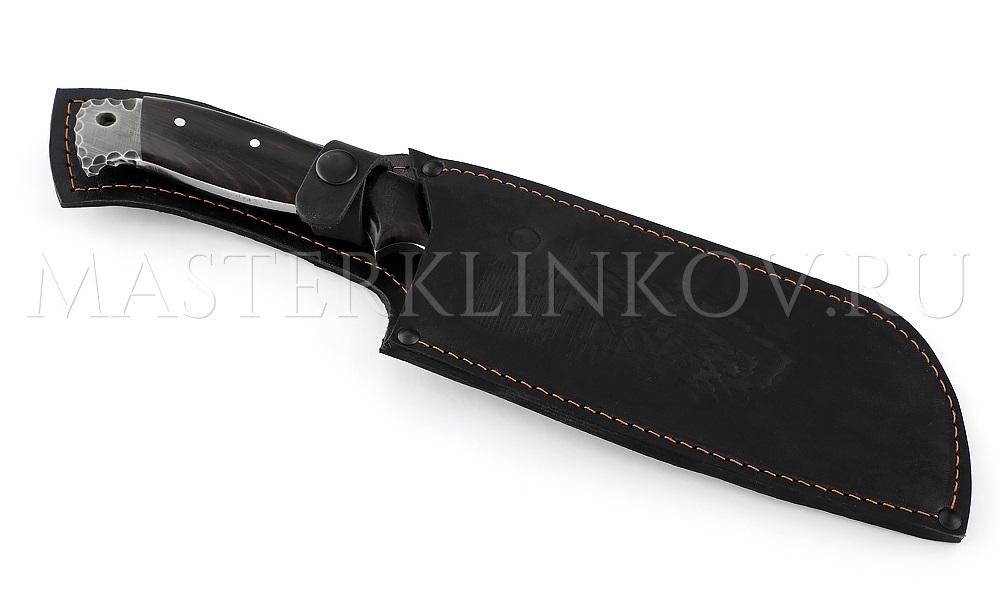 Тяпка цельнометаллическая из стали 9ХФ, рукоять - черный граб