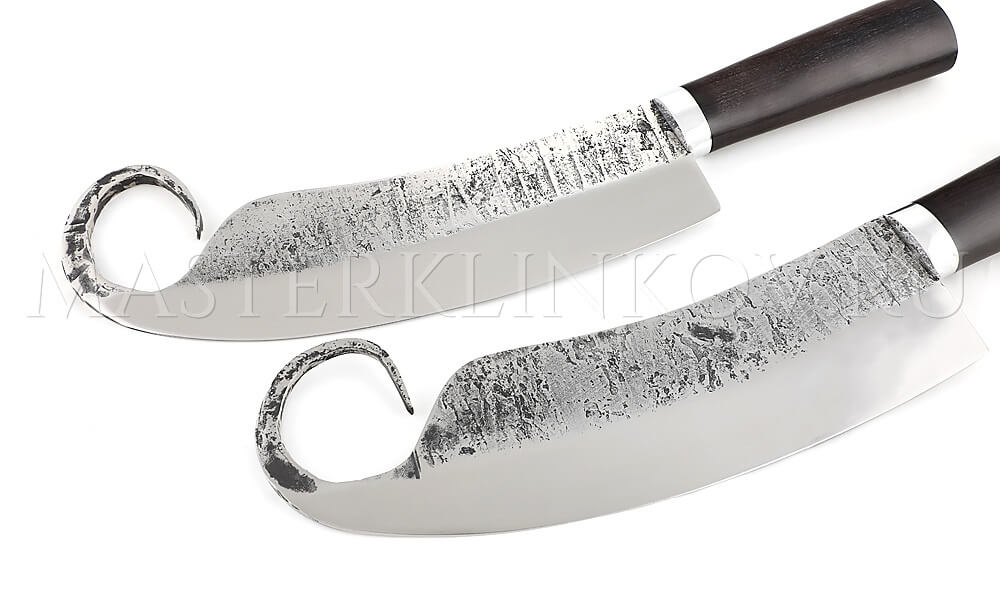 Гиймякеши из стали 9ХФ, рукоять - черный граб