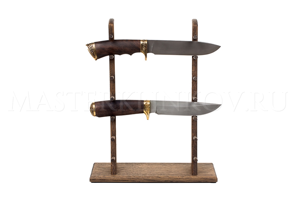 Стойка из дуба для 7 ножей высокая