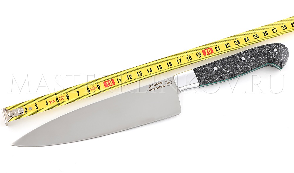 Нож из стали Х12МФ Шеф-повар №2, 160 мм, рукоять - акрил