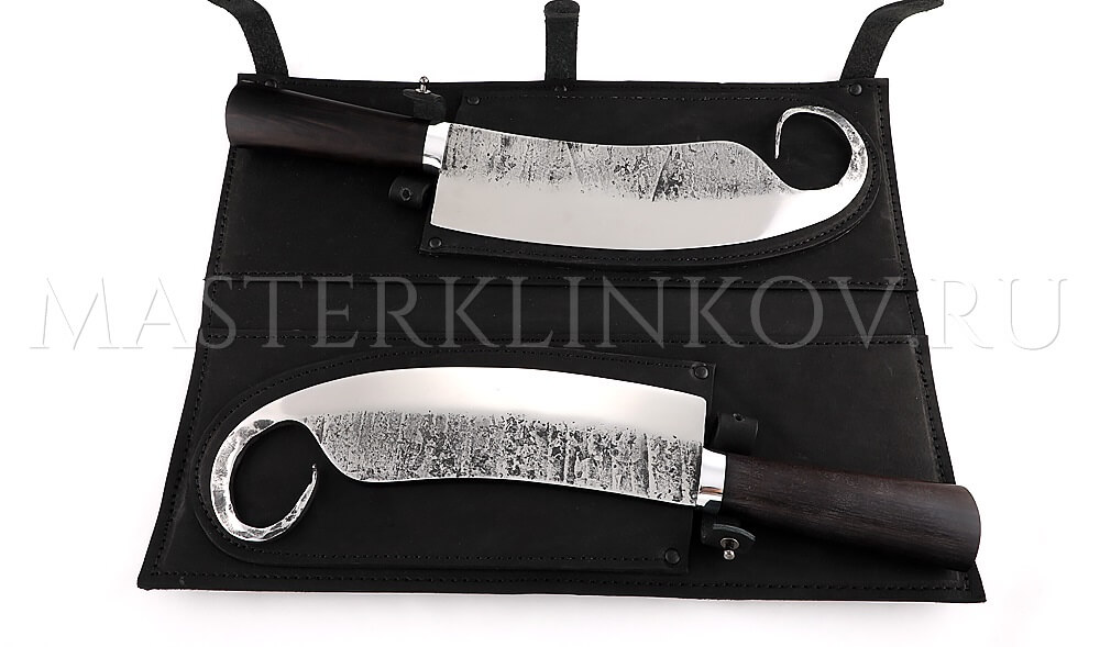 Гиймякеши из стали 9ХФ, рукоять - черный граб