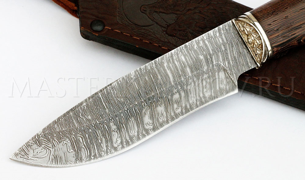 Нож из дамасской стали Волк