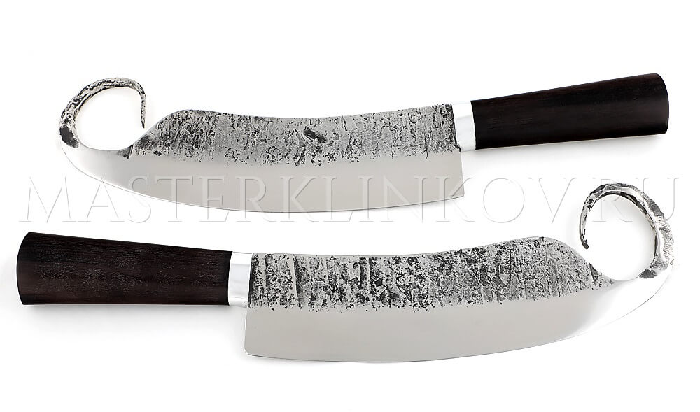 Гиймякеши из стали 9ХФ, рукоять - черный граб