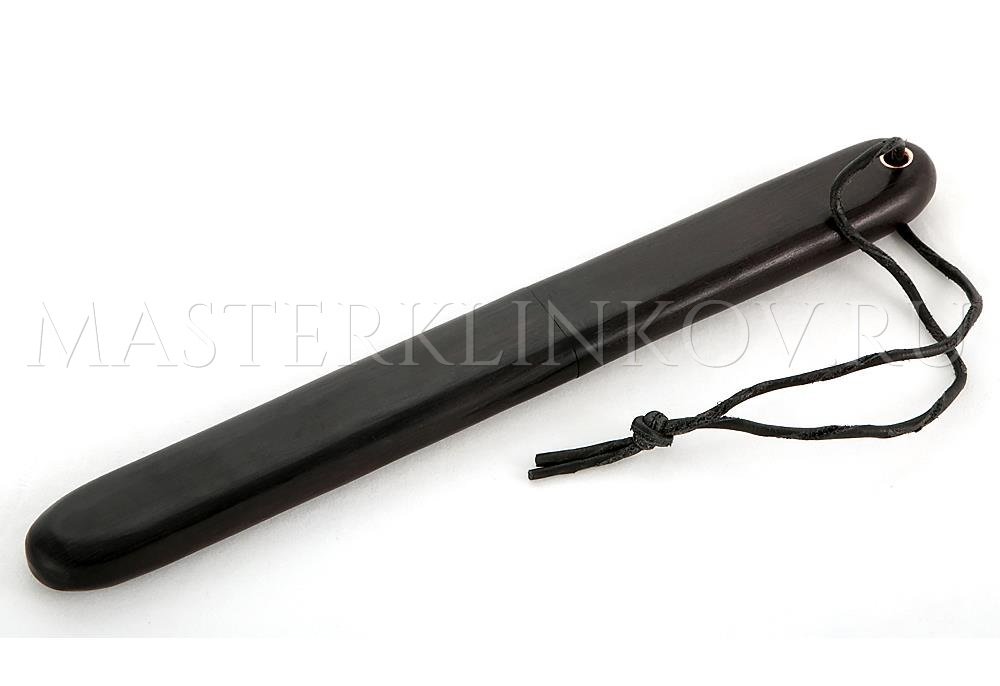 Нож из дамасской стали Брелок-1, рукоять и ножны - черный граб