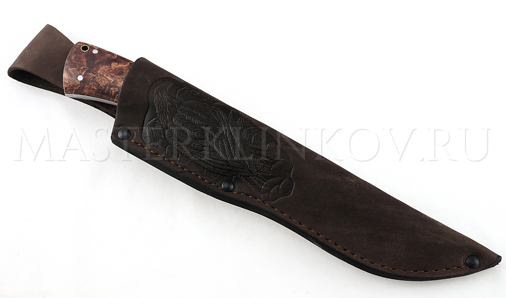 Нож из булатной стали Золотоискатель, цельнометаллический