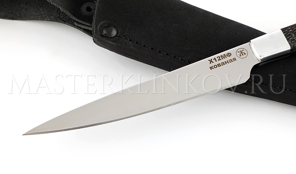 Нож из стали Х12МФ Шеф-повар №11, 125 мм, рукоять - венге