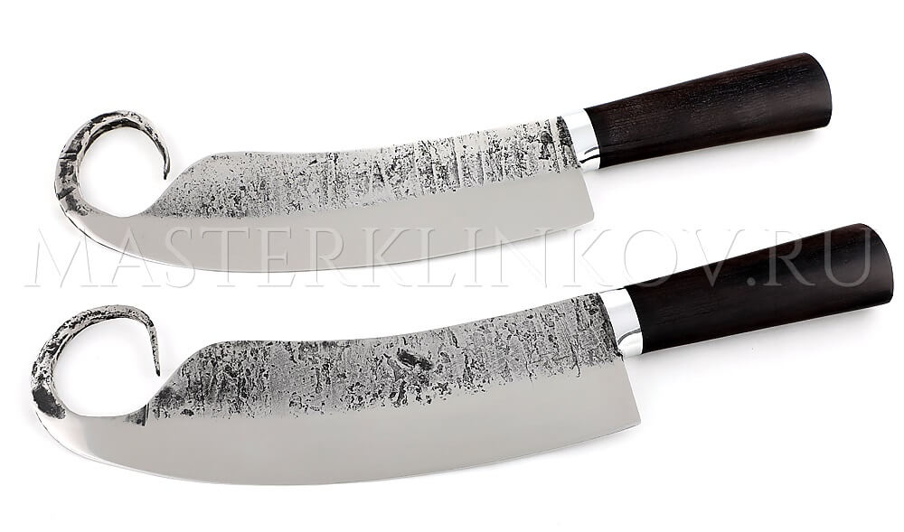 Гиймякеши из стали 9ХФ, рукоять - черный граб