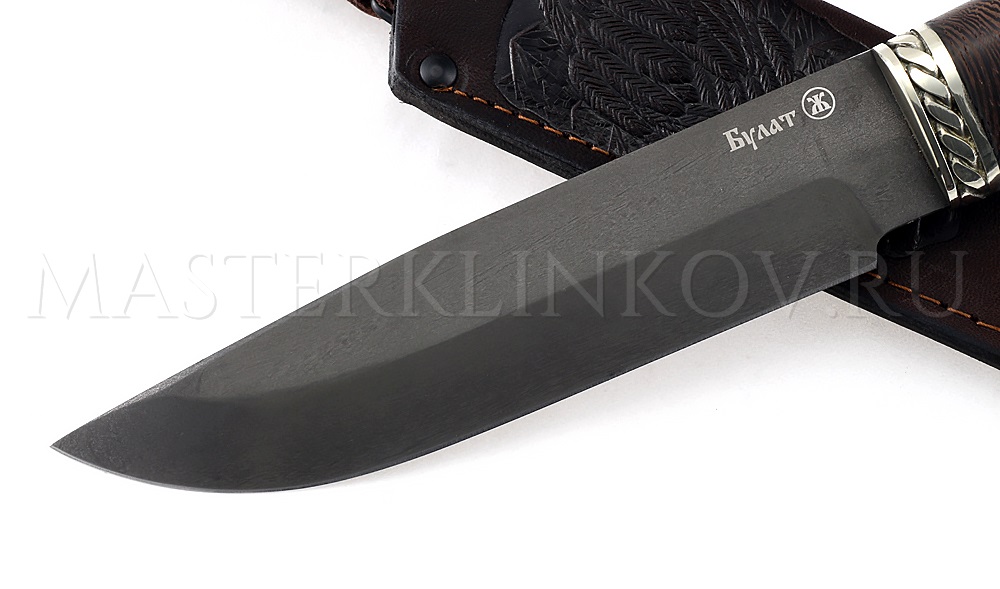 Нож из булатной стали Акула