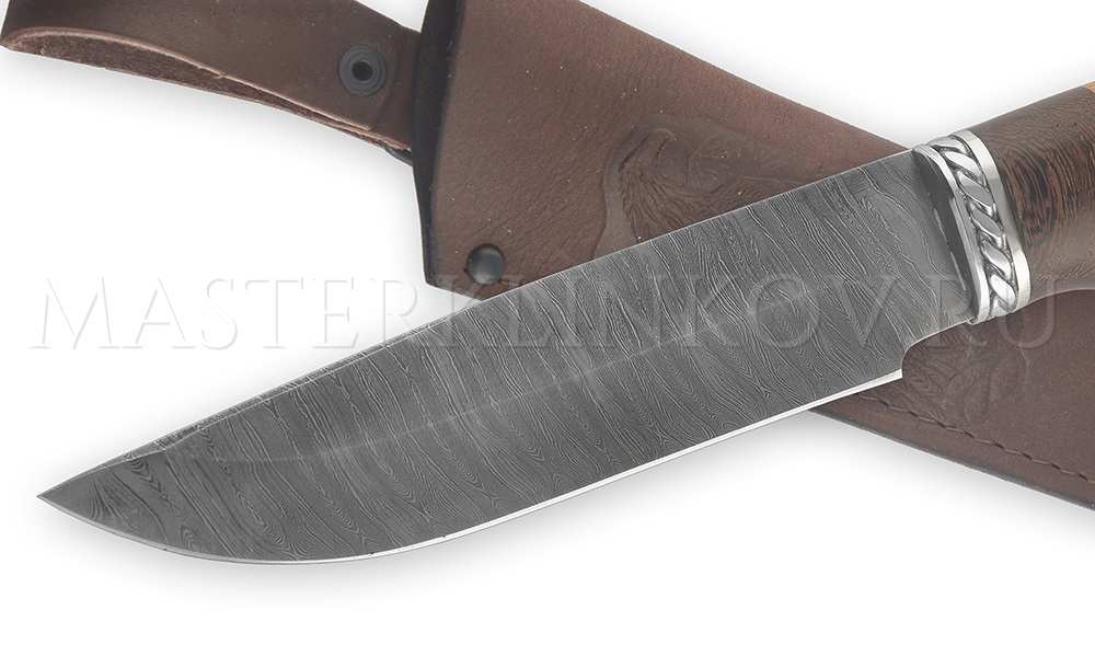 Нож из дамасской стали Акула