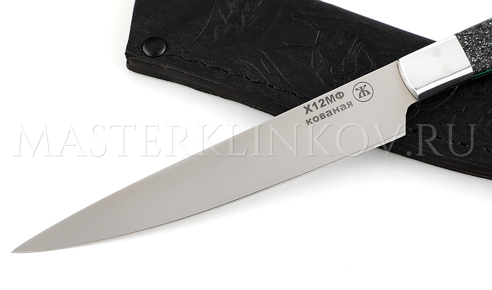 Нож из стали Х12МФ Шеф-повар №11, 125 мм, рукоять - акрил