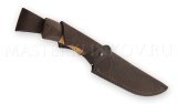 Нож из дамасской стали Клык, береста венге