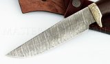Нож из дамасской стали Кадет, рукоять - венге, литье Волк