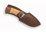 Нож из стали 9ХС Носорог, рукоять — венге и береста