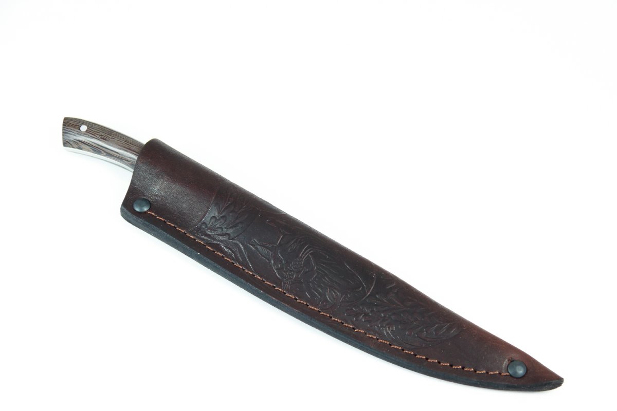 Нож кухонный из стали Х12МФ Шеф-повар №7, 130 мм