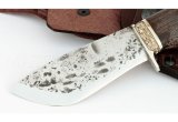 Нож из стали 9ХС Ежик, рукоять — венге