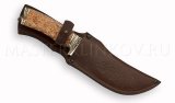 Нож из порошковой стали М390 Восток, рукоять - карельская береза, литье