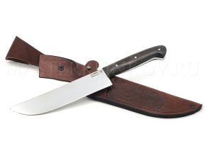 Нож из стали Х12МФ Узбек,150 мм, рукоять - черный граб