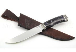 Нож из порошковой стали М390 Осетр, рукоять - композитный материал, литье