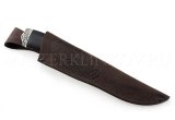 Нож из порошковой стали Böhler S390 Золотоискатель, рукоять — черный граб, литье