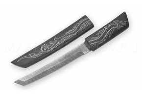 Нож из дамасской стали Танто
