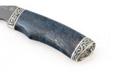 Нож из порошковой стали Böhler K390 Золотоискатель, рукоять — стаб. карельская береза, литье