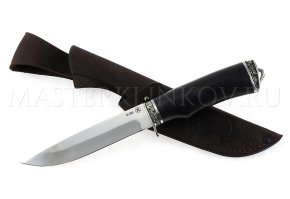 Нож из стали М390 Соболь, рукоять - черный граб, литье